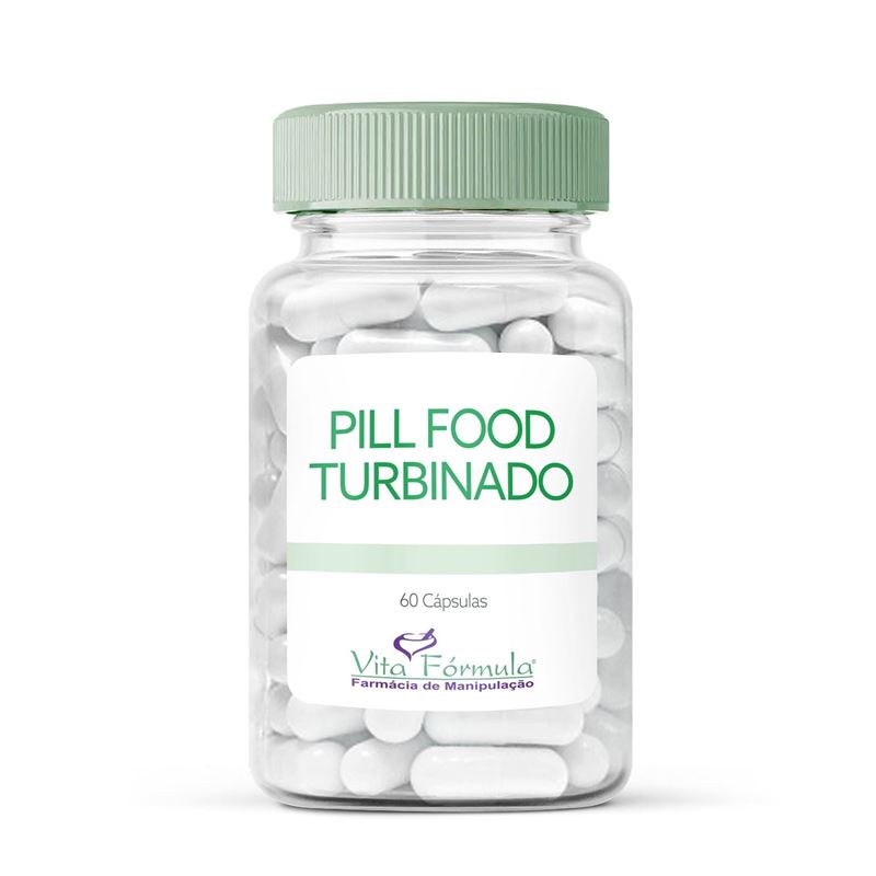 Pill Food Turbinado 60 Cápsulas