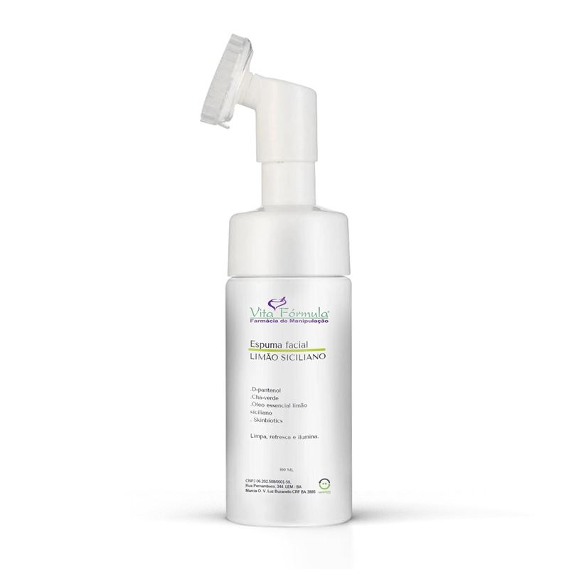 Espuma facial Limão Siciliano 100ml