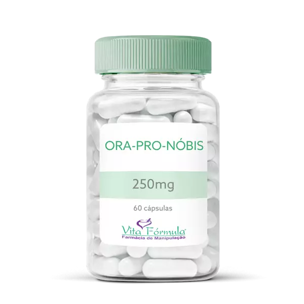 Ora-pro-nóbis 250mg 60 Cápsulas