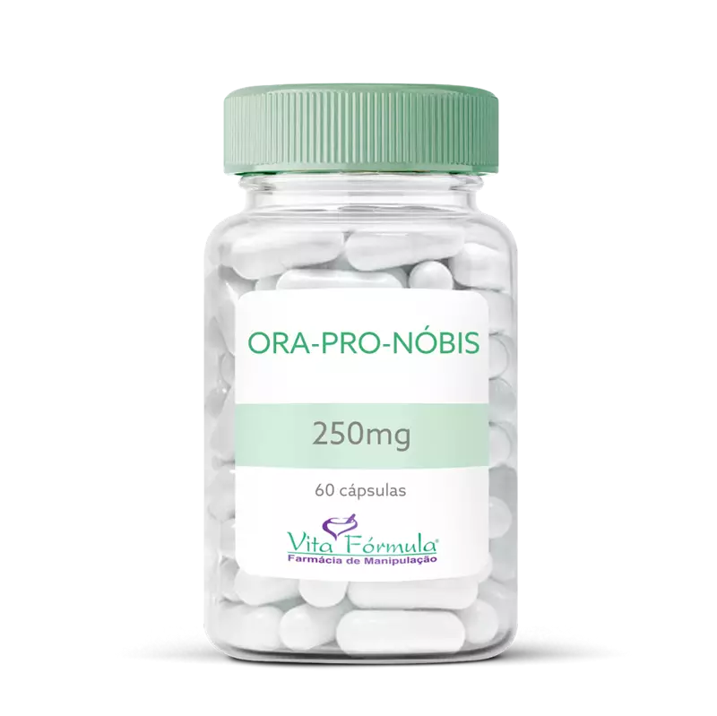 Ora-pro-nóbis 250mg 60 Cápsulas