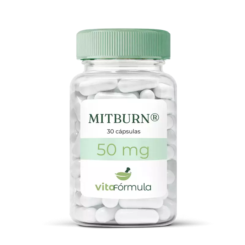 Mitburn 50mg 30 cápsulas