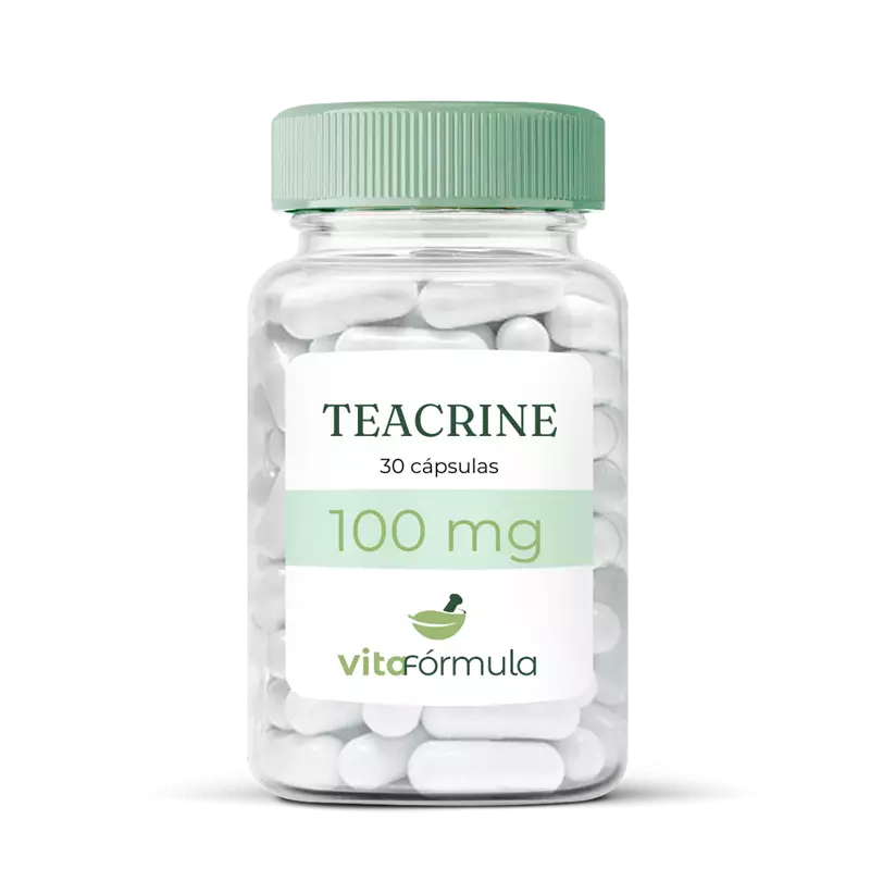 Teacrine 100mg 30 Cápsulas