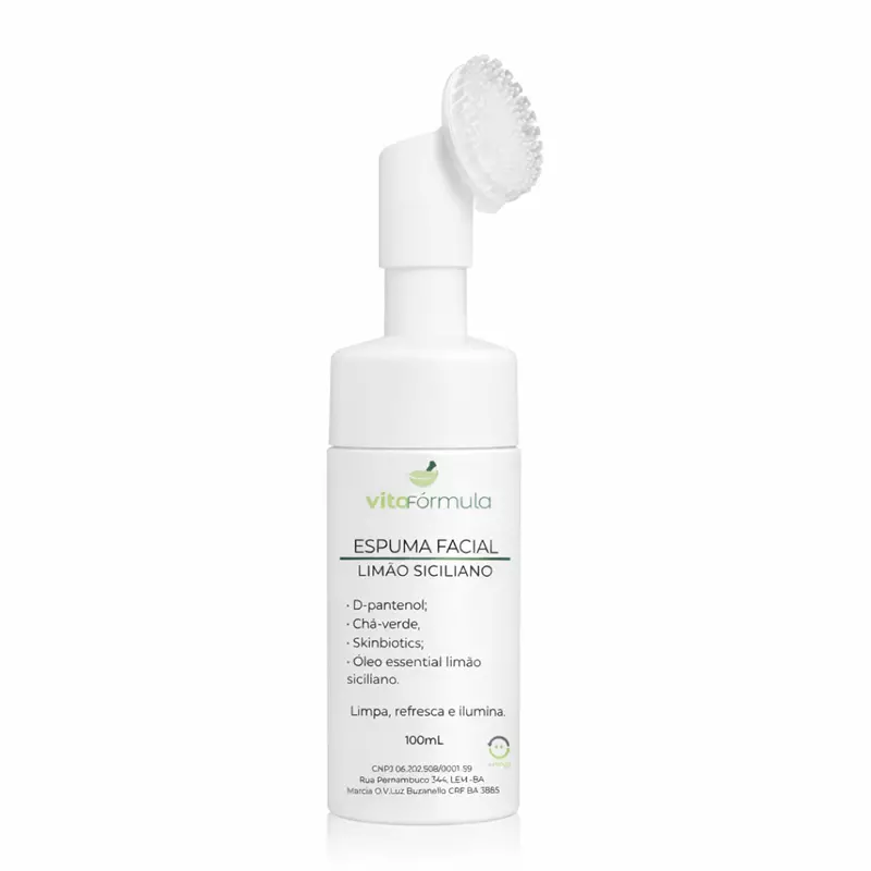 Espuma facial Limão Siciliano 100ml